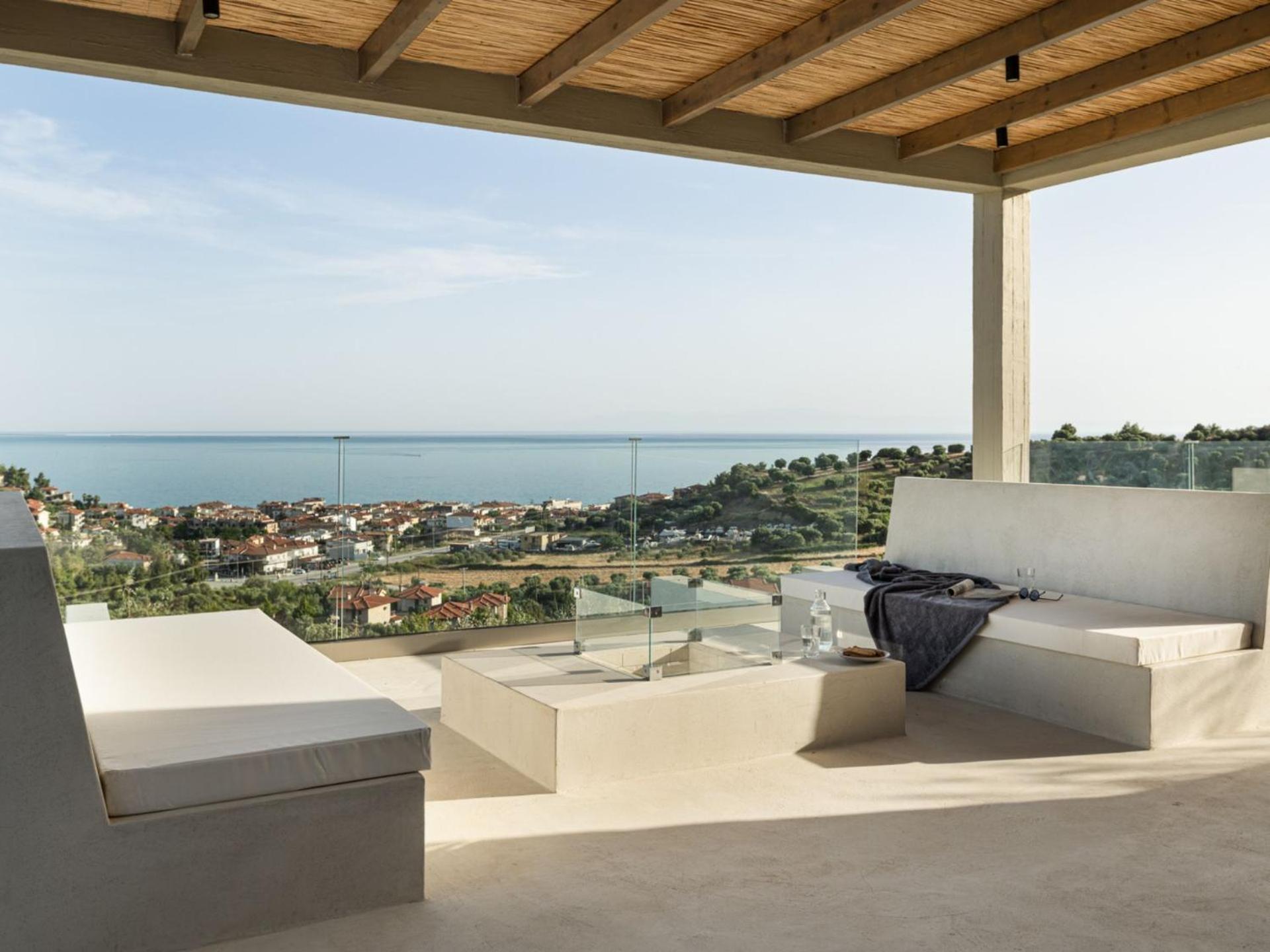Design Villa Nea Skioni By Halkidiki Villas Bagian luar foto