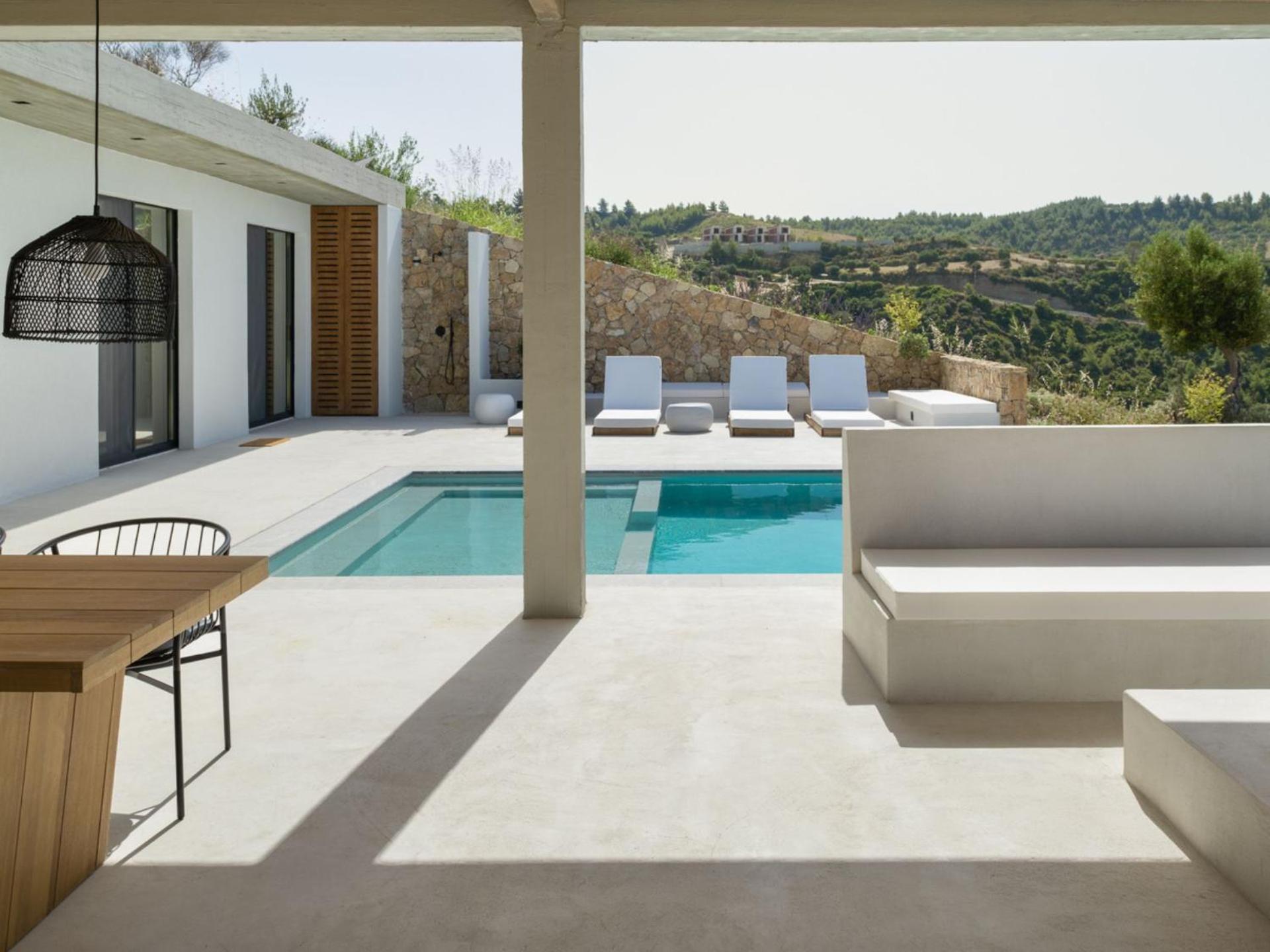 Design Villa Nea Skioni By Halkidiki Villas Bagian luar foto