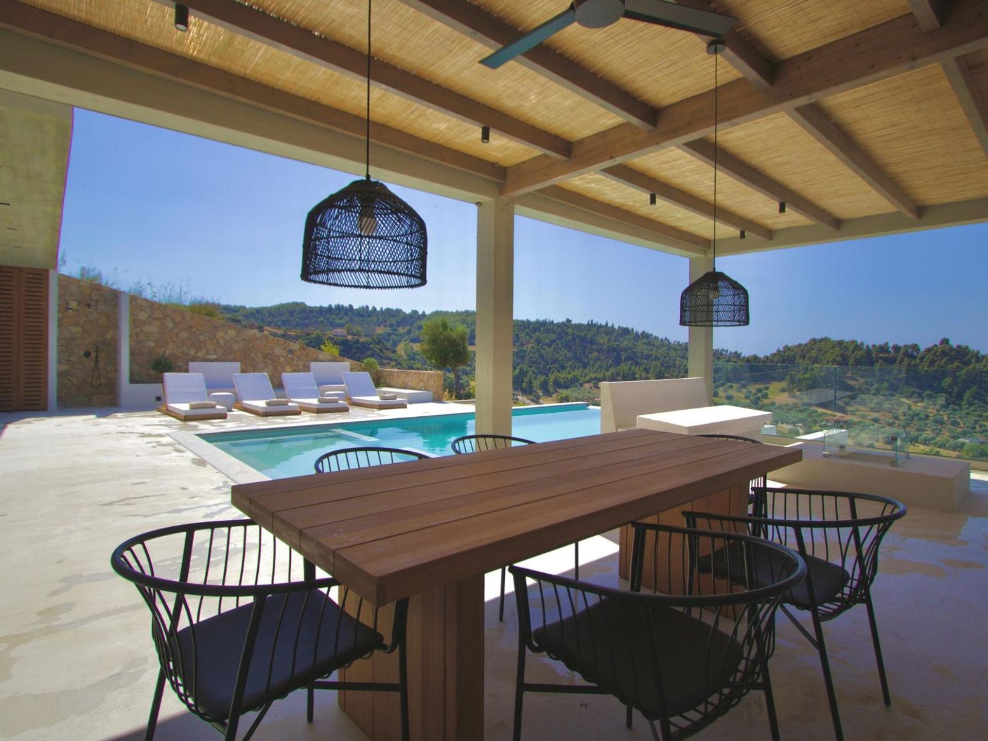 Design Villa Nea Skioni By Halkidiki Villas Bagian luar foto