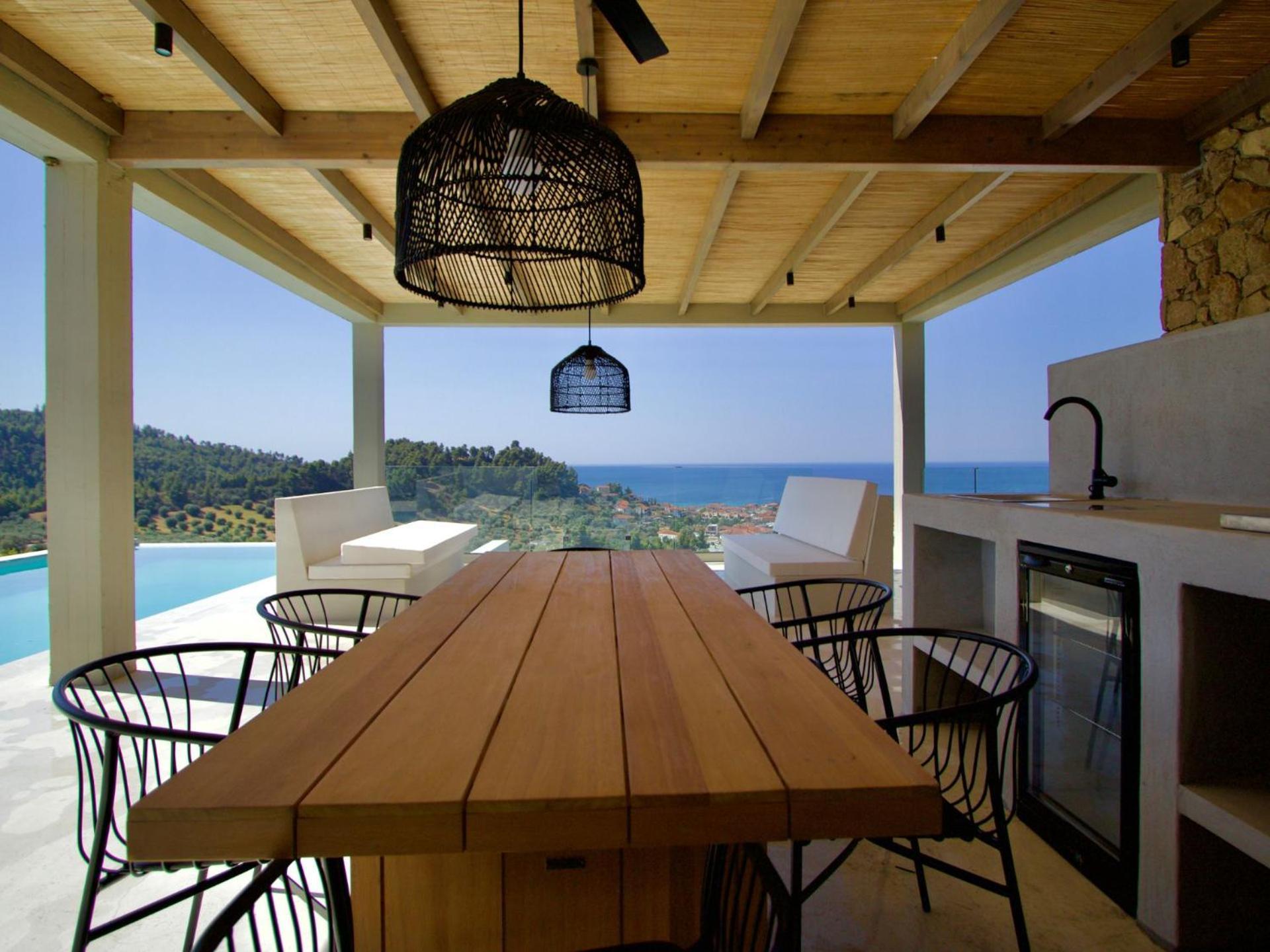 Design Villa Nea Skioni By Halkidiki Villas Bagian luar foto