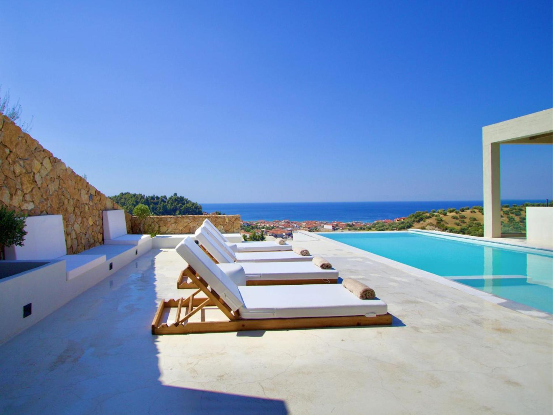 Design Villa Nea Skioni By Halkidiki Villas Bagian luar foto