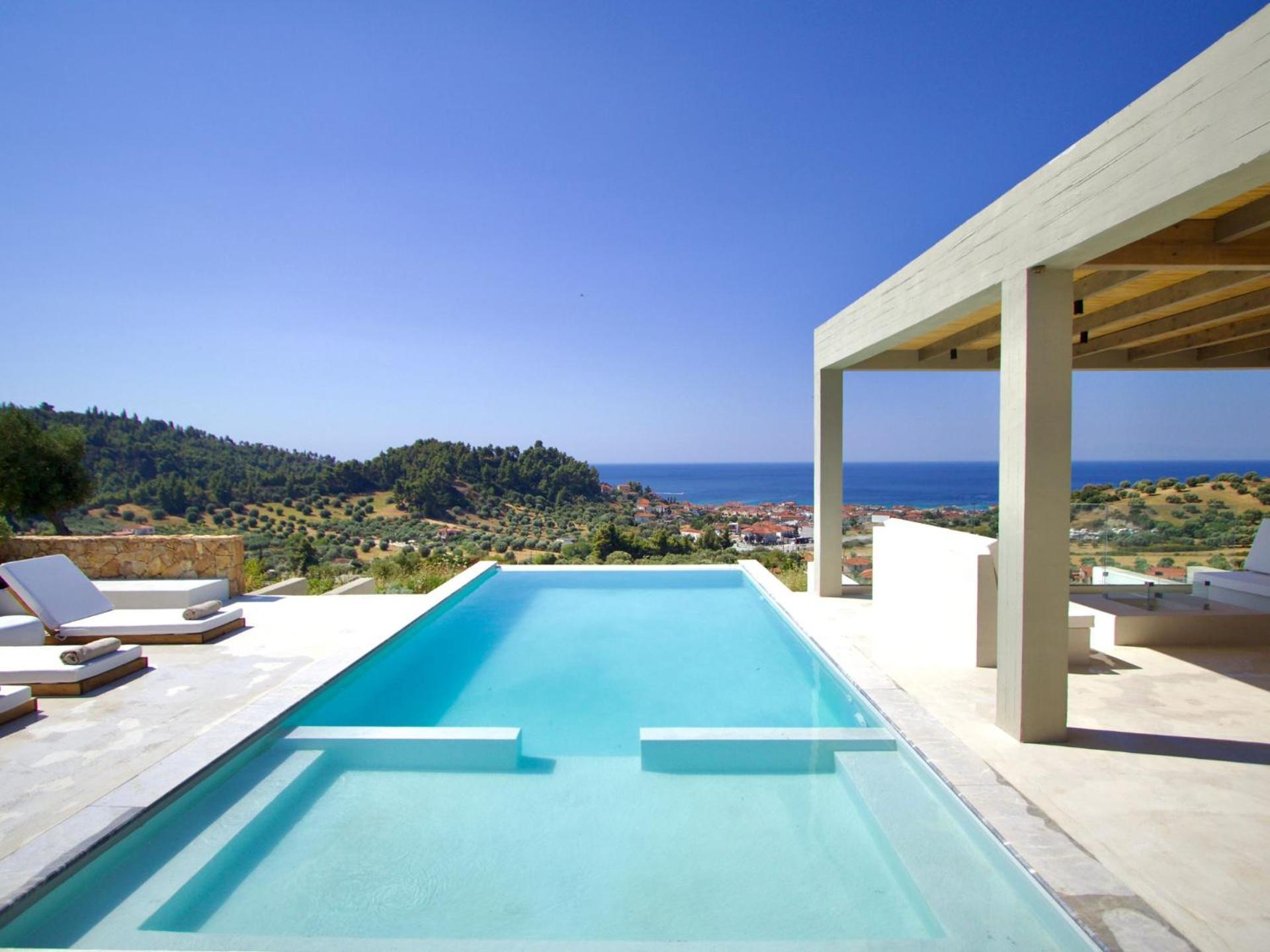 Design Villa Nea Skioni By Halkidiki Villas Bagian luar foto